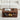 Walnut 2-Tier Rectangle Coffee Tea Table with Storage Shelf
