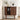 Walnut 31'' Buffet Sideboard Small Bar Cabinet with Fluted Slide Doors