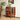 Walnut 31'' Semi-Circle Sideboard Buffer Storage Cabinet Console Table with Wooden Finish & Acrylic Doors