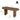 Walnut 70.8 Inch Modern Farmhouse Oval Kitchen Dining Table with Wood Strip Base size
