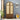 Walnut 74.8” Tall Wardrobe Storage Cabinet Rattan Freestanding Armoire with 2 Drawers and Hanging Rod