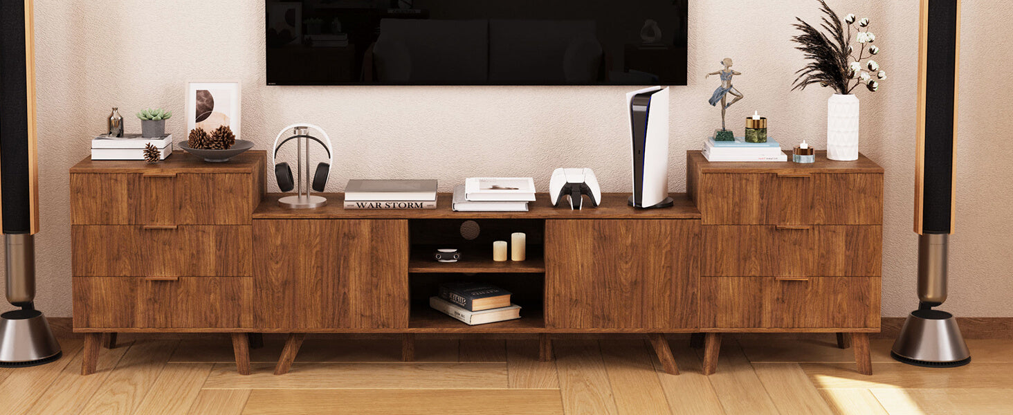 Walnut 3-Drawer Dresser 4
