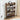 Walnut Freestanding Narrow Shoe Cabinet with 3 Flip Drawers and Blackboard
