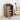 Walnut Media Cabinet 5-Tier Stereo Cabinet with Adjustable Shelves and Cable Management