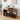 Walnut Media Console Stereo Cabinet Audio Rack with 3 Hight-Adjustable Shelves and 16 Cable Holes
