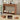 Walnut Mid Century Farmhouse Fluted Narrow Console Table 43.3' Couch Table with Storage and Drawers