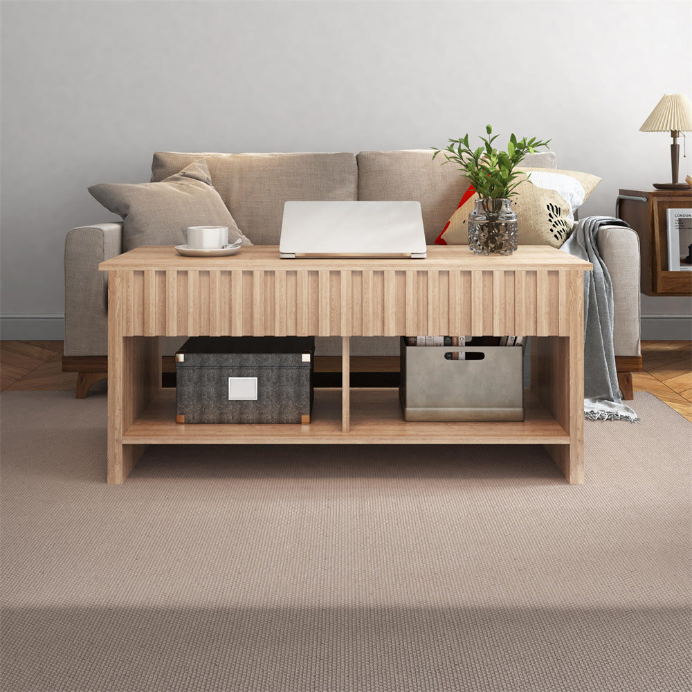Walnut Mid Century Modern Rustic Rattan TV Stand 65 inch with Storage and Shelves