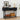 Black Modern Narrow Sofa Console Table with Storage and Sliding Door