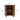 Walnut Modern Oval End Table Set of 2 with Storage Space and Sliding Door Size