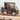 Walnut Modern TV Stand 65 Inch Console Table with Storage Compartment and Sliding Door