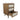Rattan Nightstand Set of 2 Wood End Table with 3 Hand Made Rattan Decorated Drawers