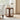Walnut Sofa Side Table Set with 2-Tier Open Storage Shelves