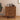 Walnut Wood Chest of Drawers with 3 Drawers and Waveform Panel