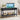 Wood Entryway Console Table Black with Storage and Metal Rattan Drawers