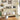 Wood Entryway Console Table Natural with Storage and Metal Rattan Drawers
