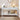 Wood Entryway Console Table White with Storage and Metal Rattan Drawers